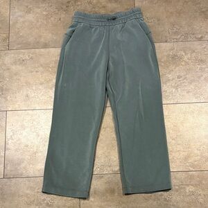 Lululemon Softstreme HR Straight Leg Crop Sage Casual Pants